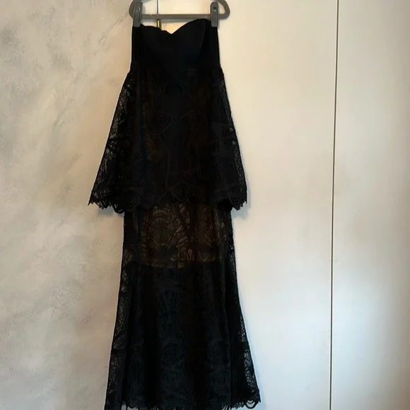 Jonathan Simkhai | Dresses | Jonathan Simkhai Black Lace Gown Size 2 |  Poshmark